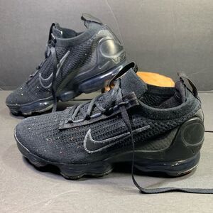 Nike Air VaporMax Sneakers Black Shoe Sizes 5.5 Womens or Youth 4Y